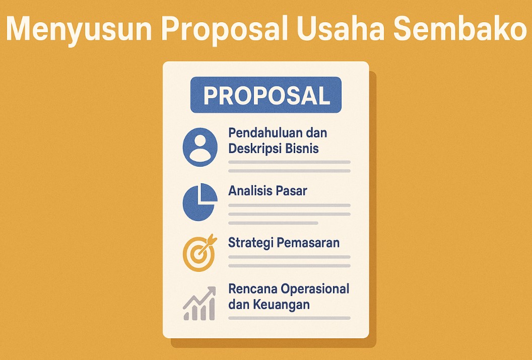 menyusun proposal usaha sembako